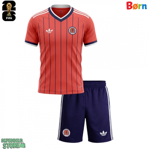 Skotland Replika Babytøj Udebanesæt Børn VM 2026 Kortærmet (+ Korte bukser)